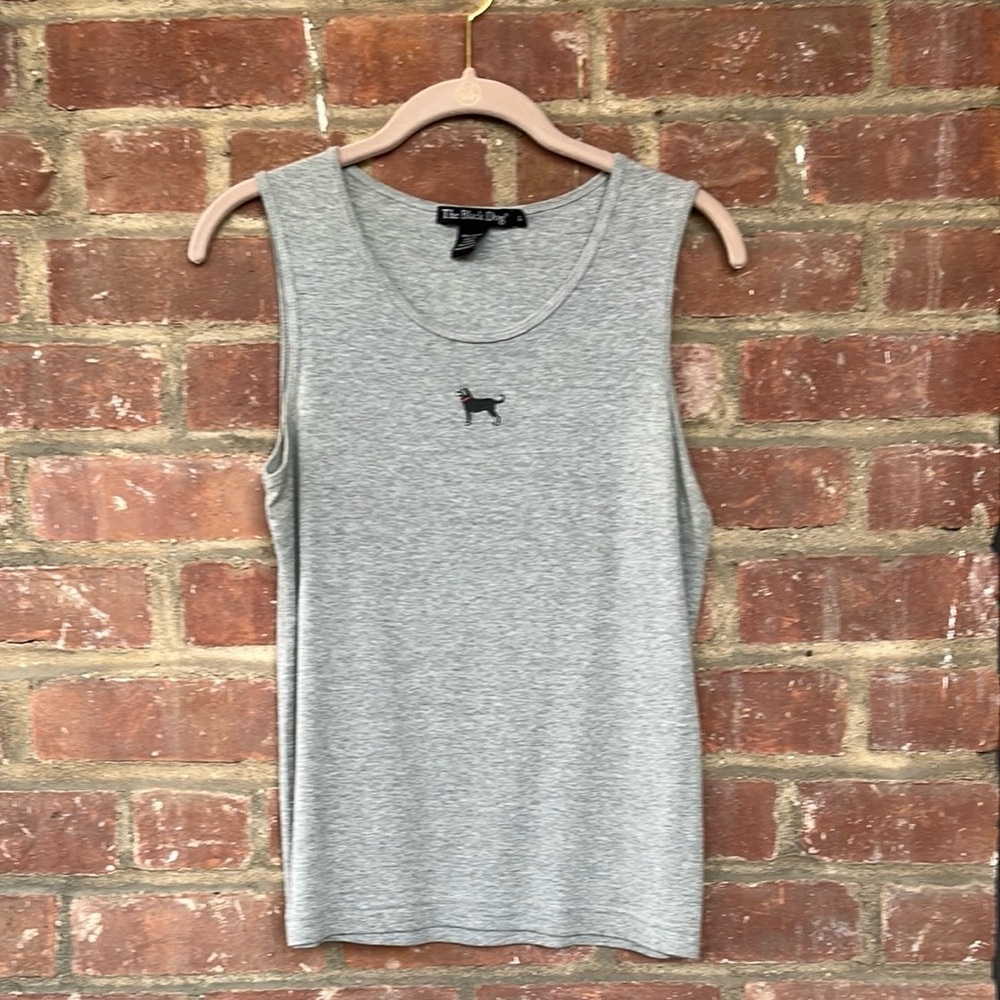 The Black Dog Gray Tank Top
